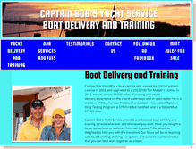Tablet Screenshot of captbobsyachtservice.com